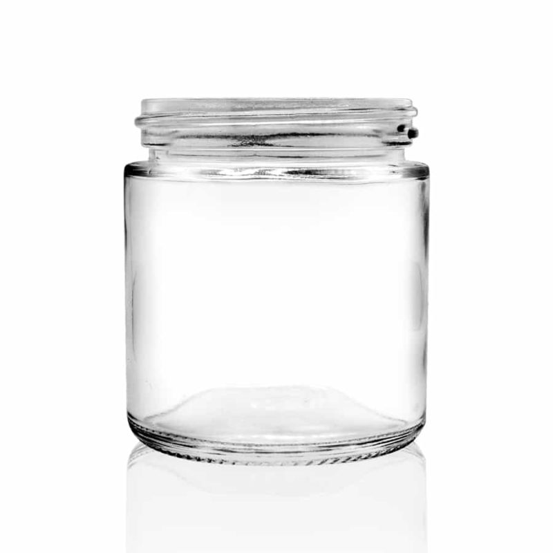 GLC-01634  4oz Straight Sided Round Jars w/ 58-400 Thermoset F217